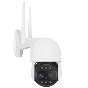 Kamera obrotowa 2K rozdzielczość 4.0 Mpix przetwornik 1/3" GC4653 CMOS BEZPRZEWODOWA Wifi  DUAL LENS