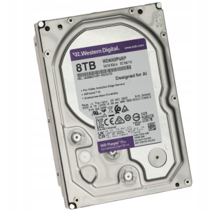 Dysk twardy WD Purple 8 TB do monitoringu 24/7 SATA III 3,5" | WD84PURZ
